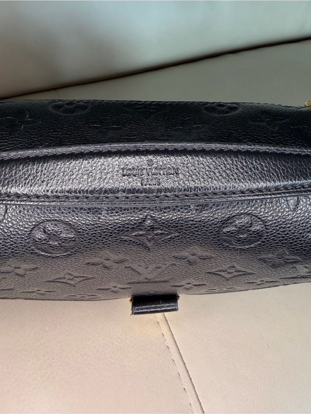 Louis Vuitton Black Pochette Metis in Empriente Leather - Picture 7 of 11